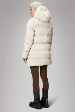 Rains Puffers|Vinterjakker<Alta Longer Puffer Jacket Dune