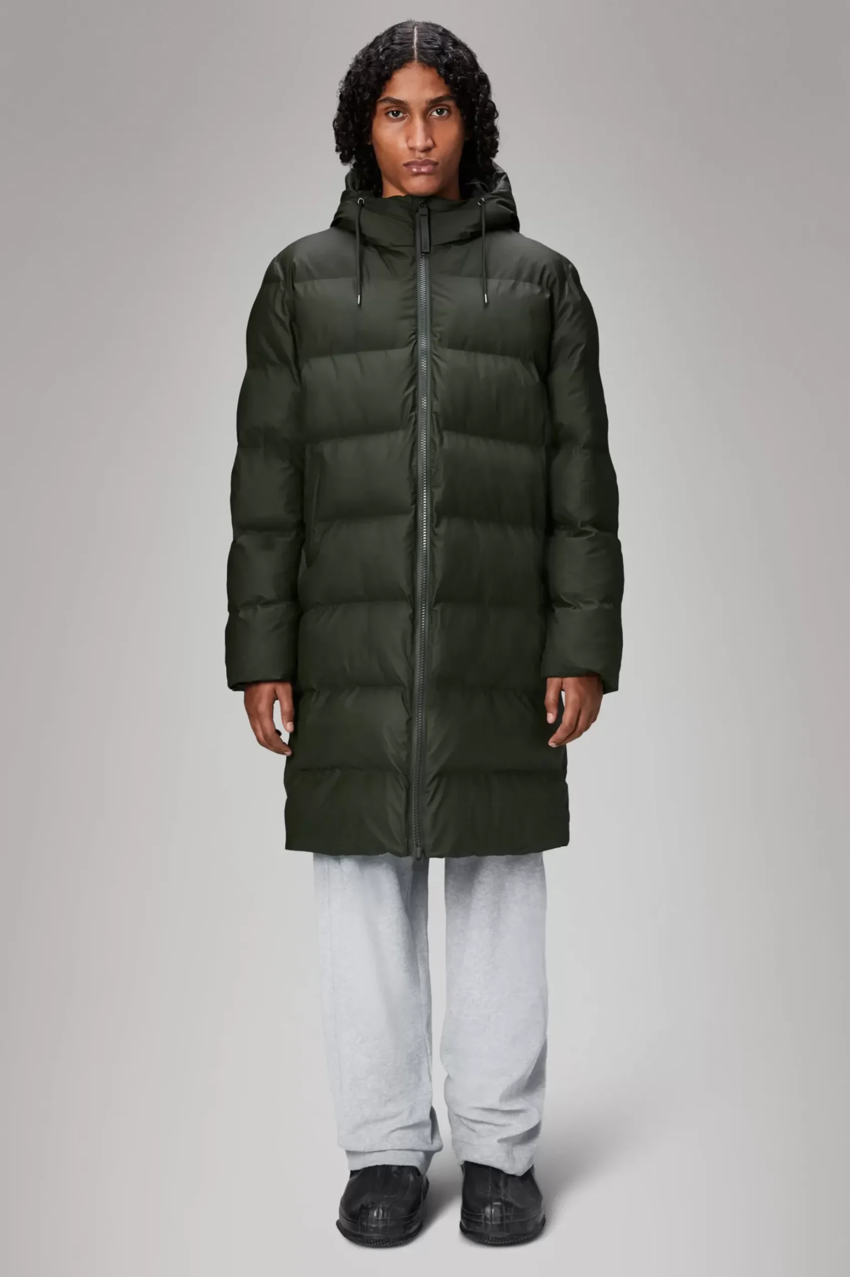 Rains Puffers|Vinterjakker<Alta Puffer Jacket Green