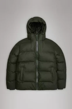 Rains Puffers|Vinterjakker<Alta Puffer Jacket Green