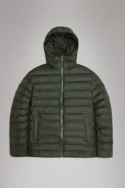Rains Puffers|Vinterjakker<Alta Puffer Jacket Green