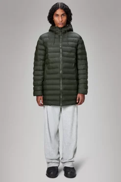Rains Puffers|Parkajakker<Alta Puffer Jacket Green