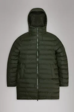Rains Puffers|Parkajakker<Alta Puffer Jacket Green