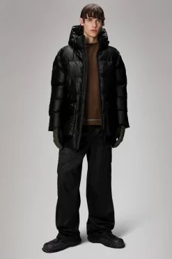 Rains Puffers|Vinterjakker<Alta Puffer Jacket BlackGrain