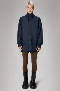 Rains Regnjakker<Curve W Jacket Navy
