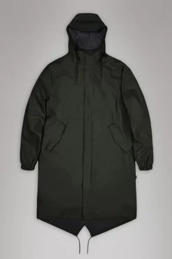 Rains Regnjakker|Parkajakker<Curve W Jacket Green