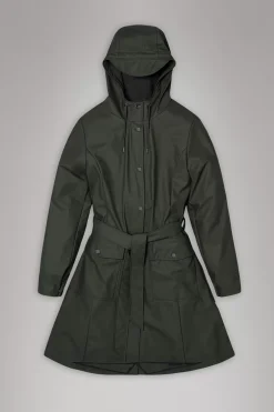 Rains Regnjakker<Curve W Jacket Green
