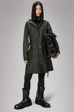 Rains Regnjakker<Curve W Jacket Green