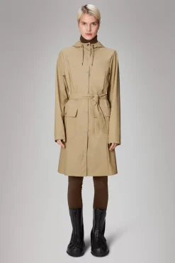 Rains Regnjakker<Curve W Jacket Sand