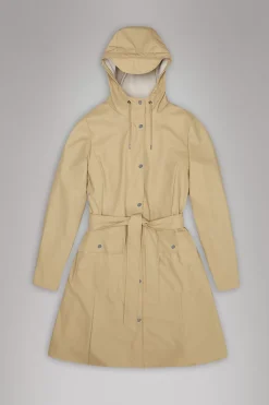 Rains Regnjakker<Curve W Jacket Sand