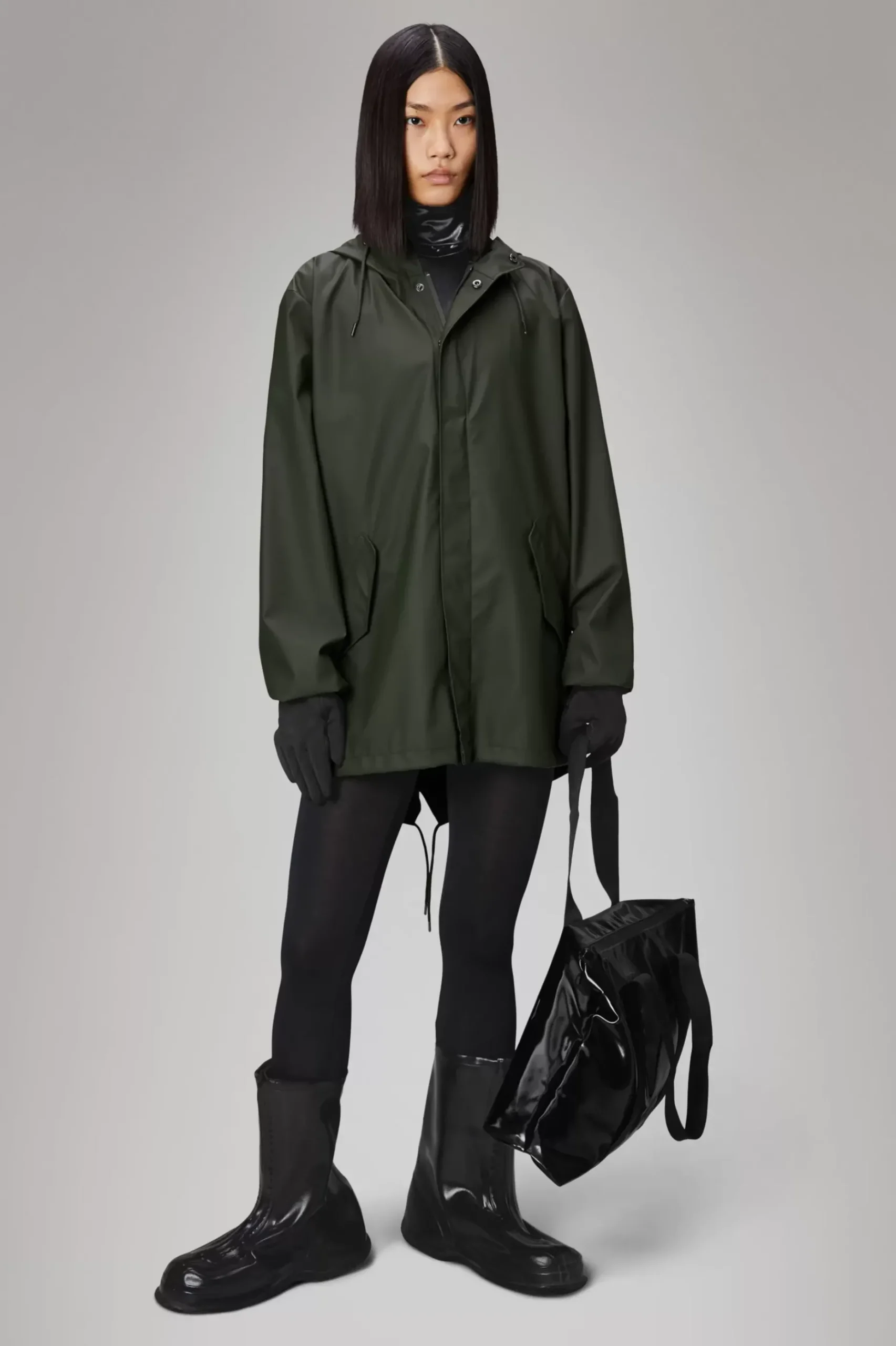Rains Regnjakker<Curve W Jacket Green