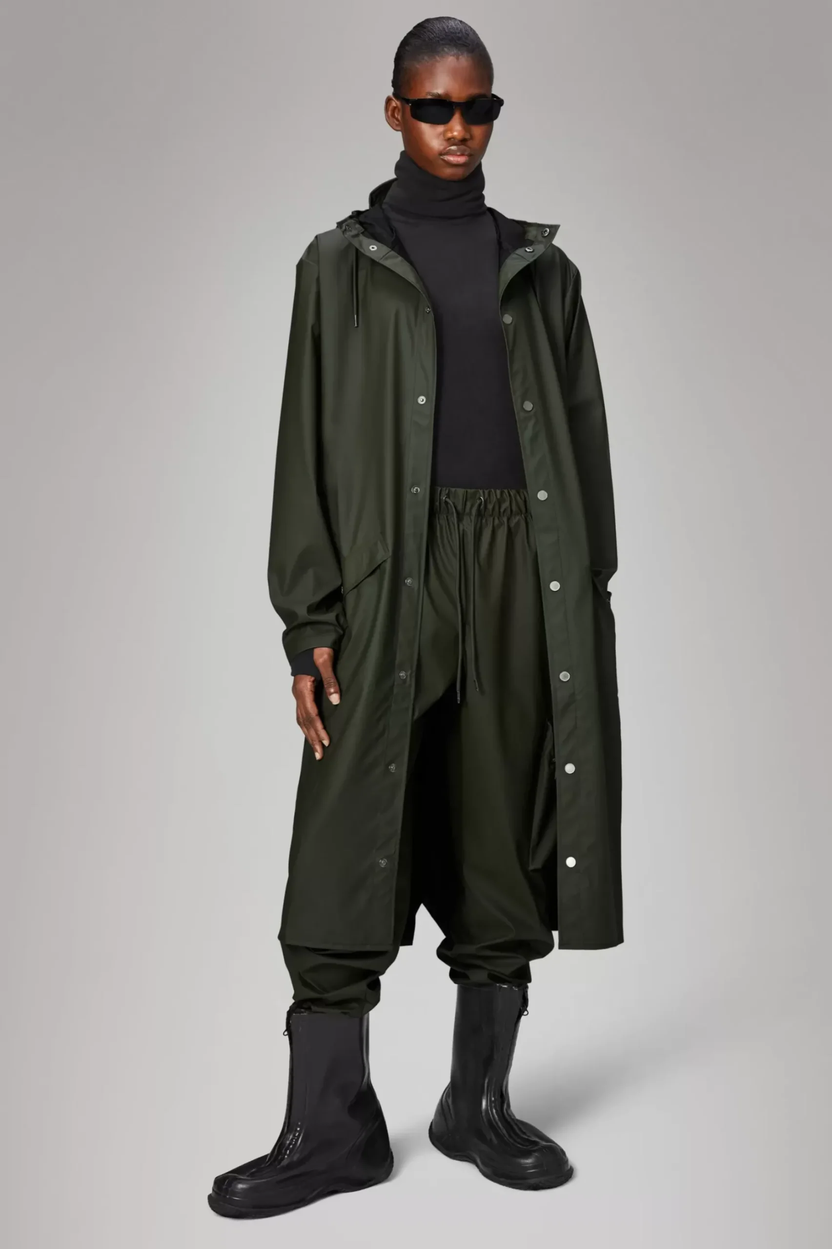 Rains Regnjakker<Curve W Jacket Green