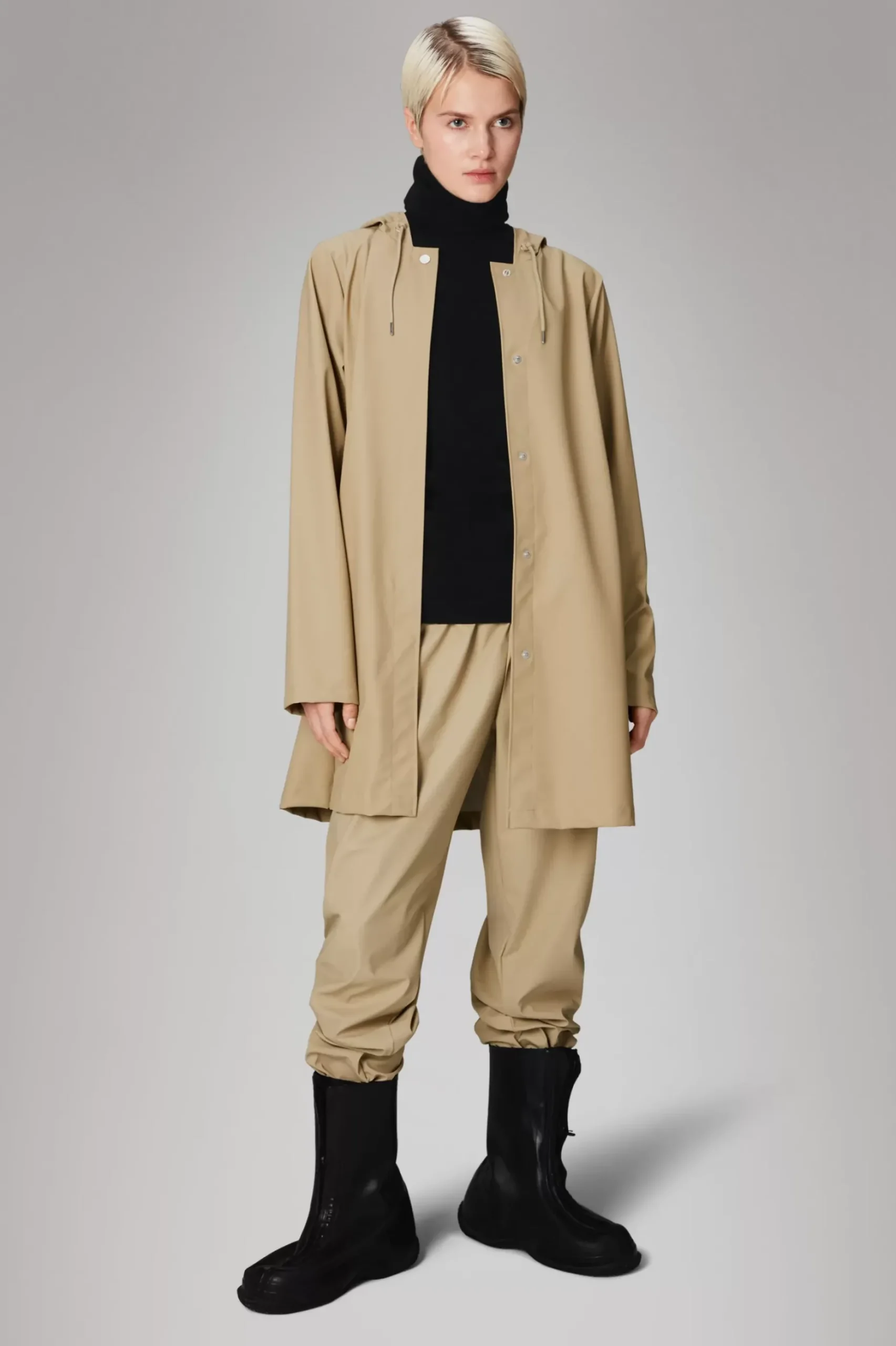 Rains Regnjakker<Curve W Jacket Sand