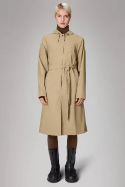 Rains Regnjakker<Curve W Jacket Sand