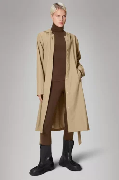 Rains Regnjakker<Curve W Jacket Sand