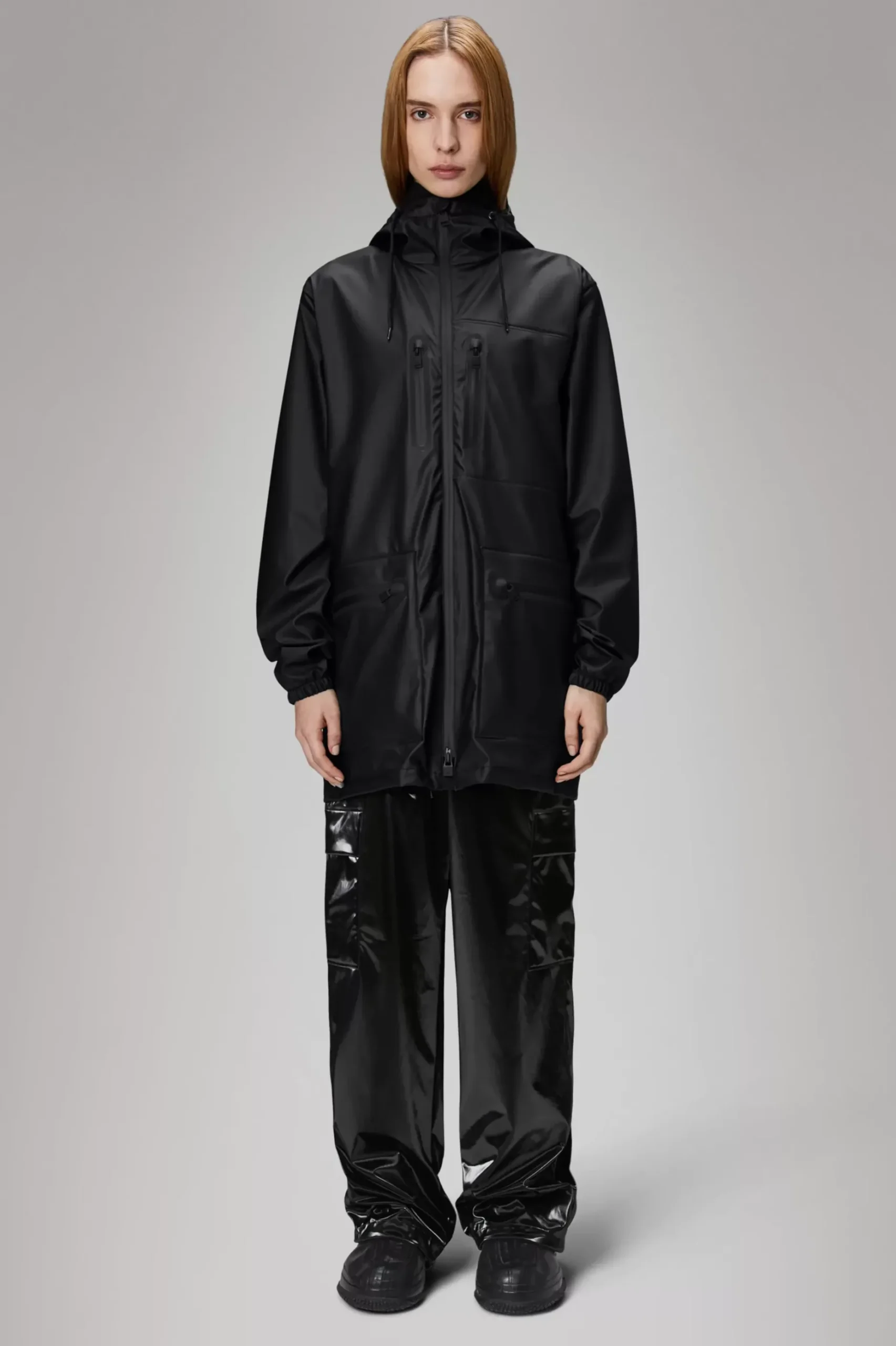 Rains Regnjakker<Curve W Jacket Black