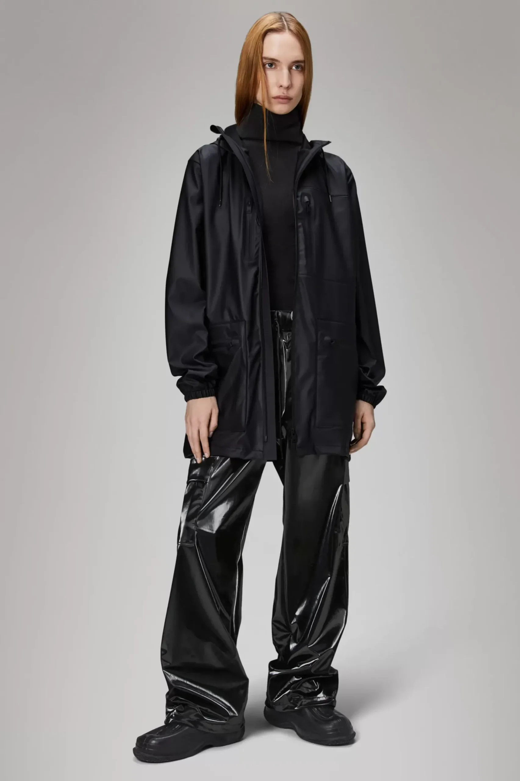Rains Regnjakker<Curve W Jacket Black