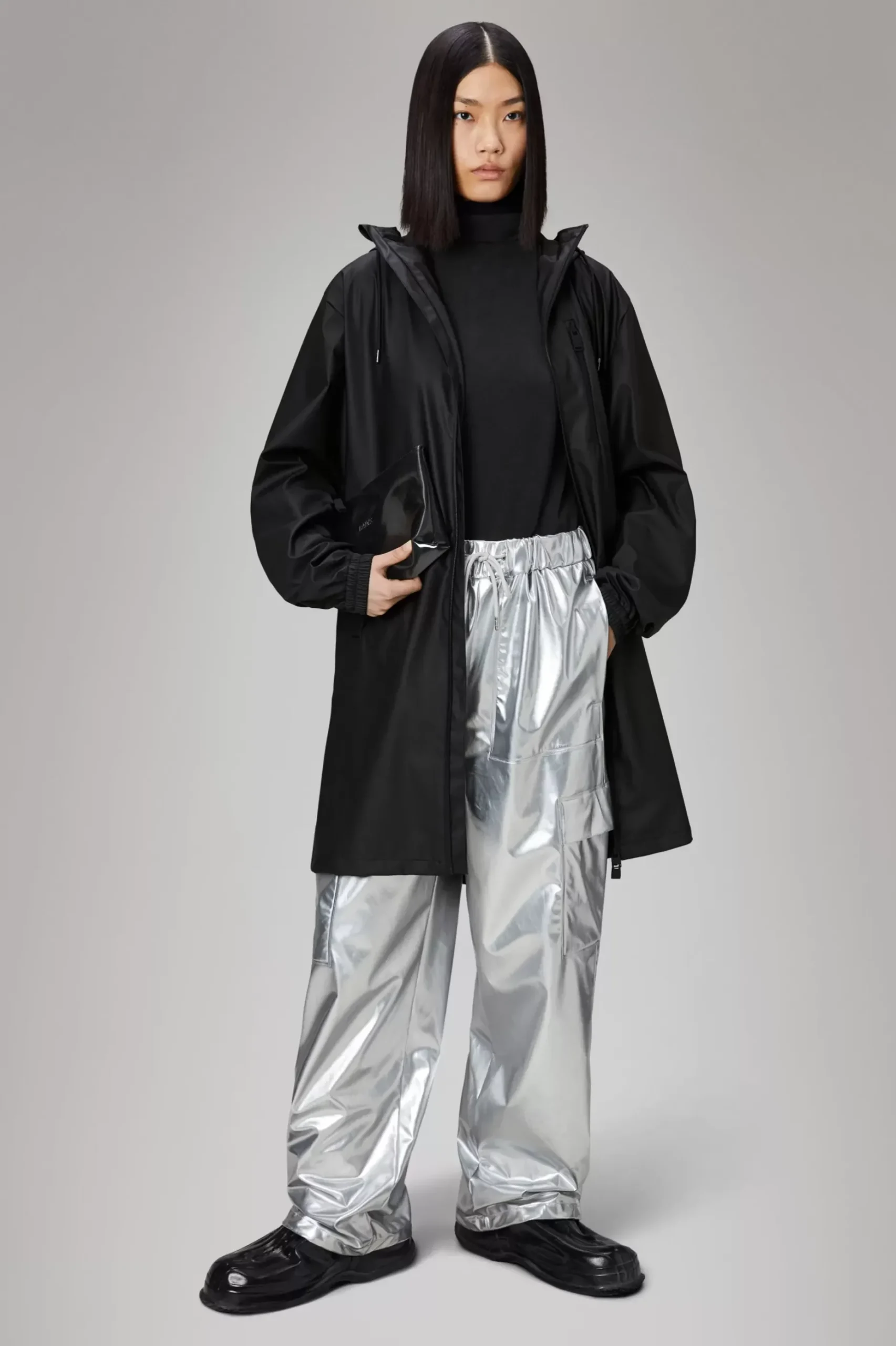 Rains Regnjakker<Curve W Jacket Black
