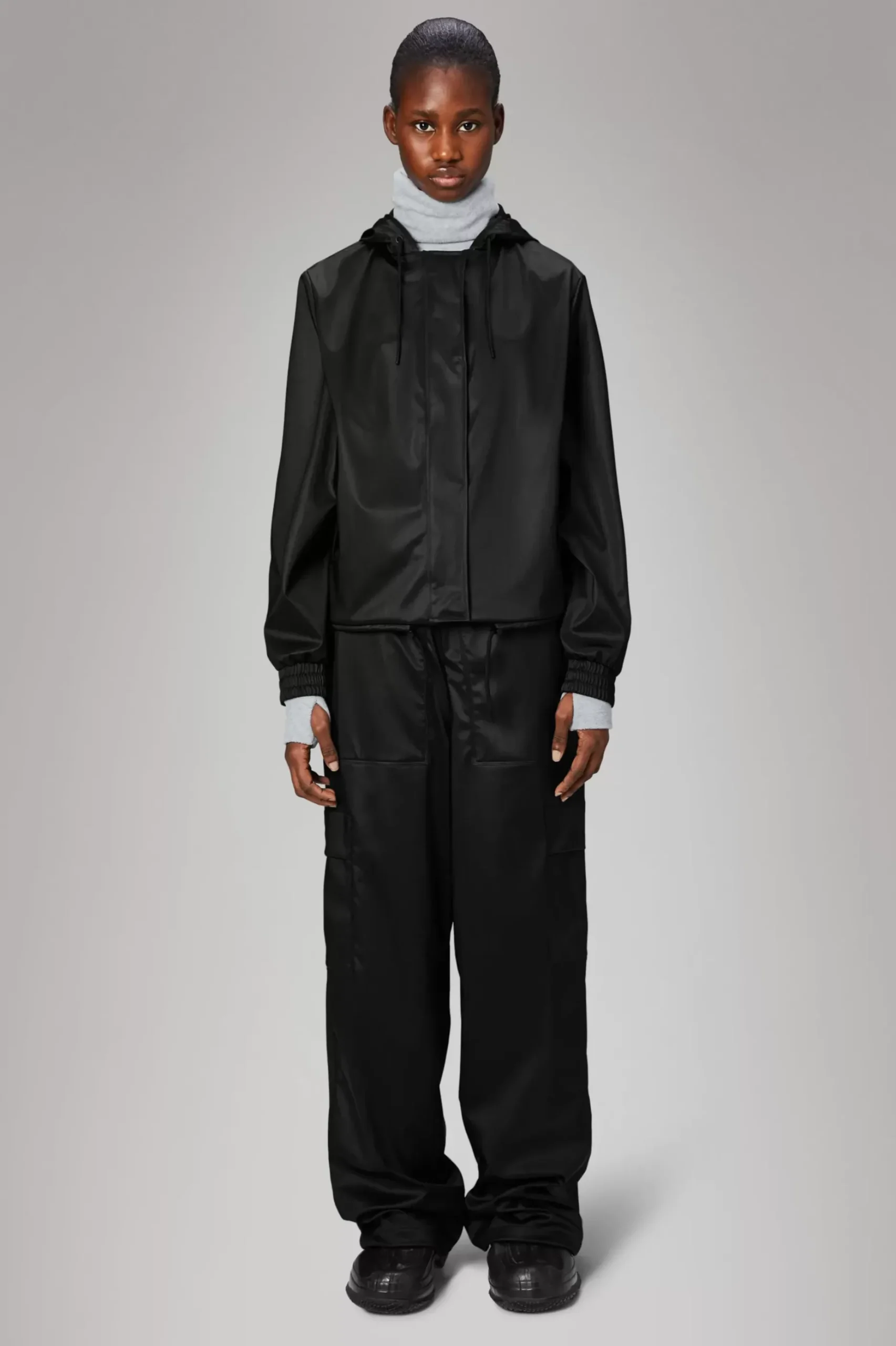 Rains Regnjakker<Curve W Jacket BlackGrain
