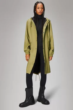 Rains Regnjakker|Parkajakker<Curve W Jacket Khaki