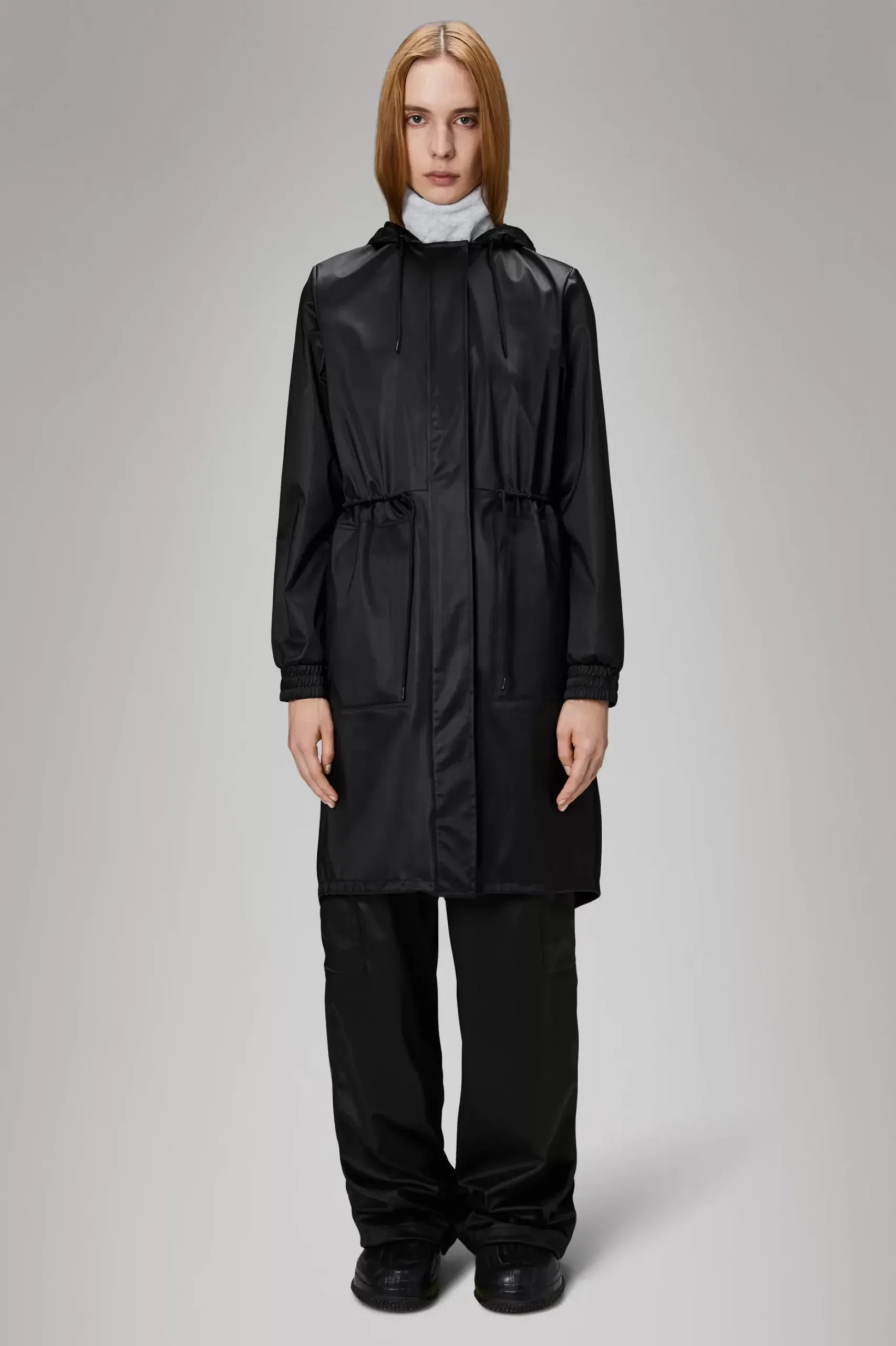 Rains Regnjakker|Parkajakker<Curve W Jacket BlackGrain