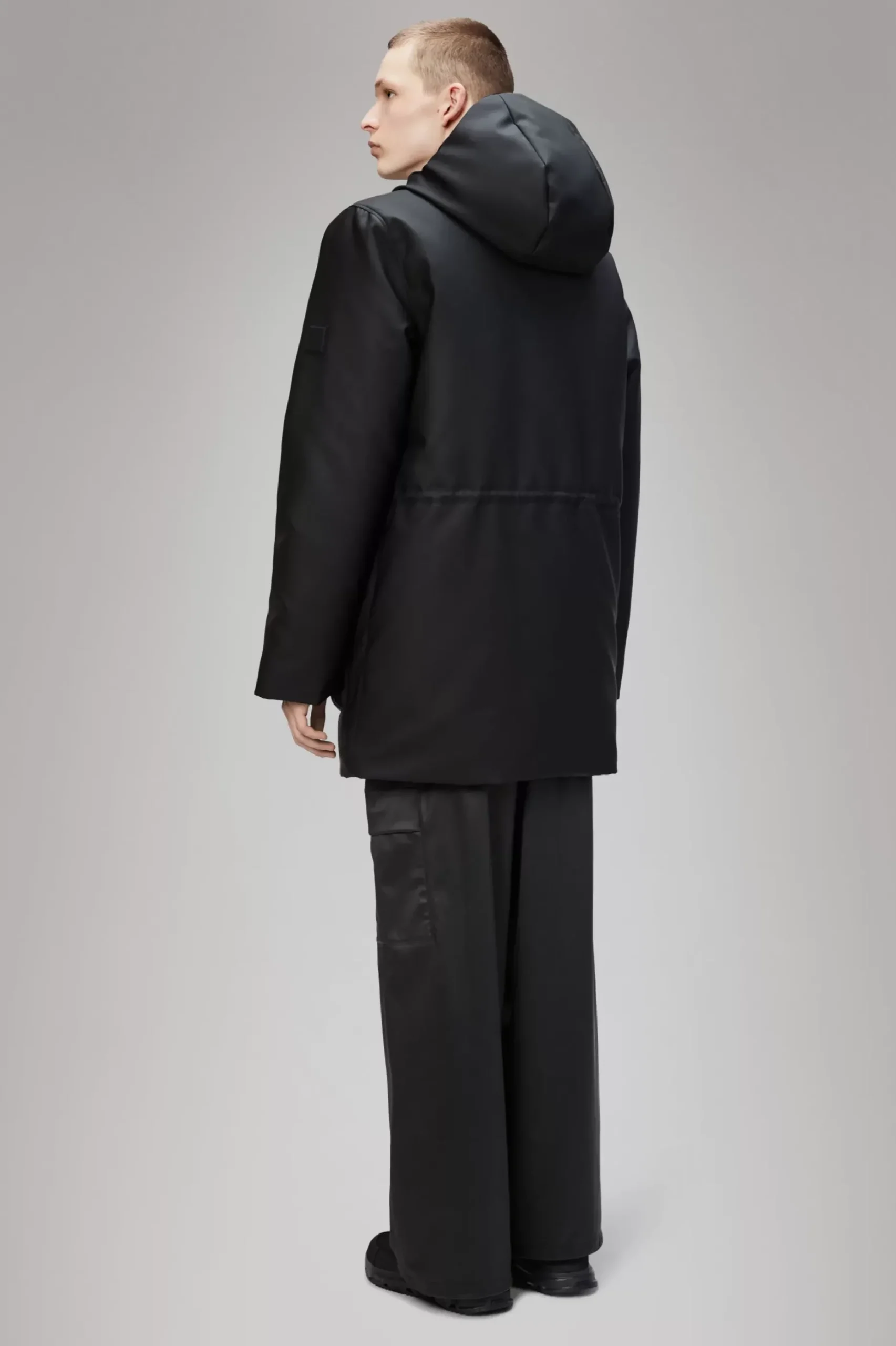 Rains Parkajakker|Vinterjakker<Fishtail Parka Black