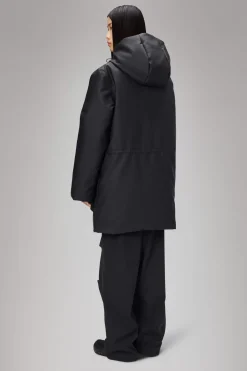 Rains Parkajakker|Vinterjakker<Fishtail Parka Black