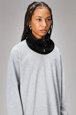 Rains Halstørklæder<Fleece Tube Scarf Black