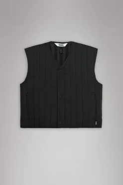 Rains Quiltede Jakker|Quiltede Jakker<Giron Liner Jacket Black