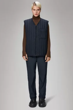 Rains Quiltede Jakker|Quiltede Jakker<Giron Liner Jacket Navy