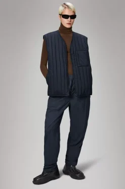 Rains Quiltede Jakker|Quiltede Jakker<Giron Liner Jacket Navy