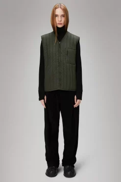 Rains Quiltede Jakker|Quiltede Jakker<Giron Liner Jacket Green