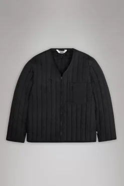 Rains Quiltede Jakker|Quiltede Jakker<Giron Liner Jacket Black