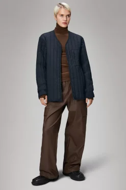 Rains Quiltede Jakker|Quiltede Jakker<Giron Liner Jacket Navy
