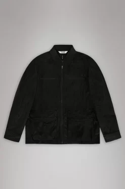 Rains Overshirts|Lette Jakker & Trøjer<Kano Overshirt Black
