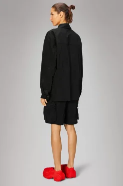 Rains Overshirts|Lette Jakker & Trøjer<Kano Overshirt Black