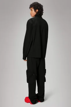 Rains Overshirts|Lette Jakker & Trøjer<Kano Overshirt Black