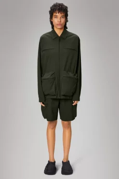 Rains Overshirts|Lette Jakker & Trøjer<Kano Overshirt Green