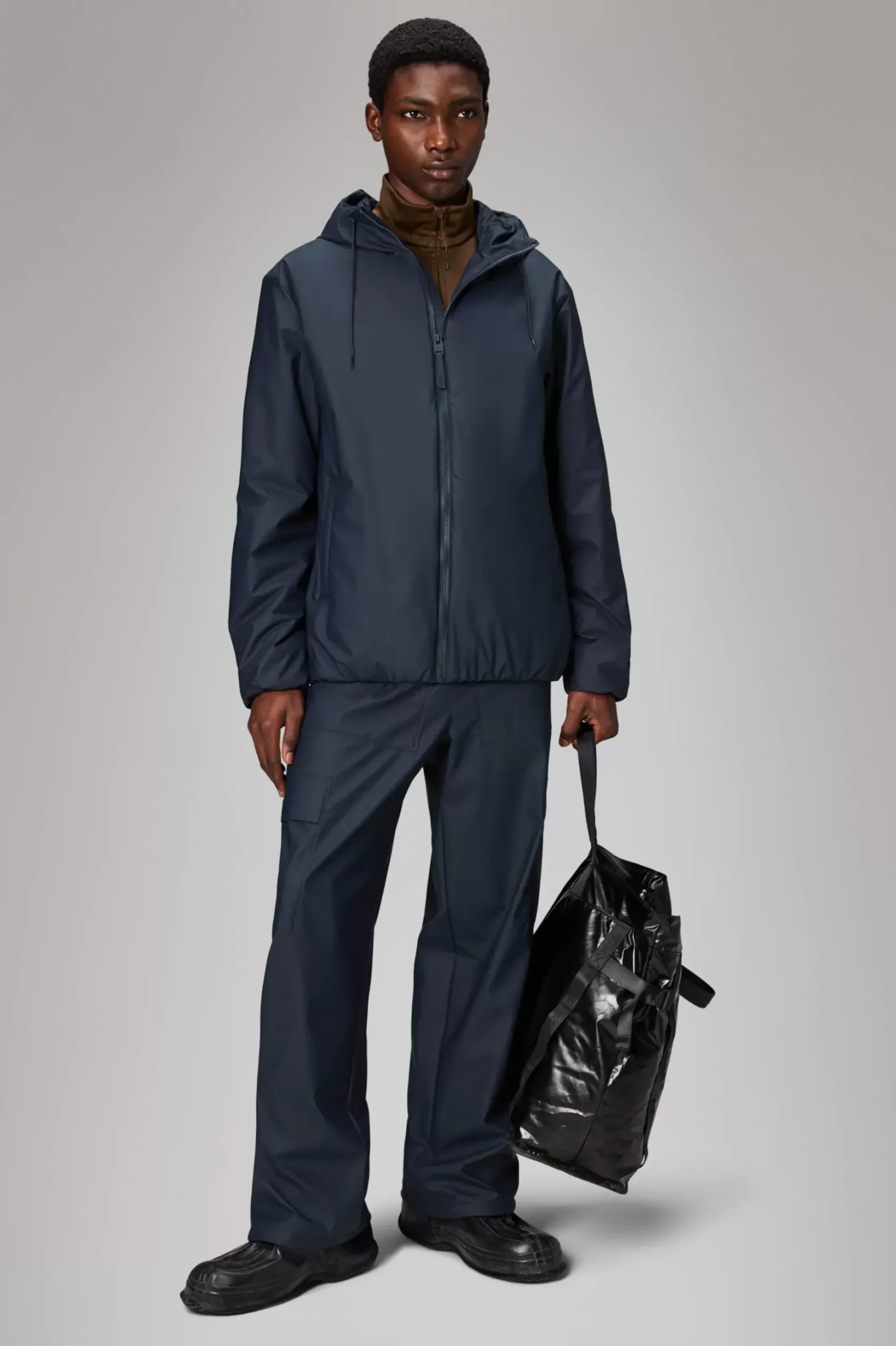 Rains Overgangsjakker|Vinterjakker<Lohja Long Insulated Jacket Navy