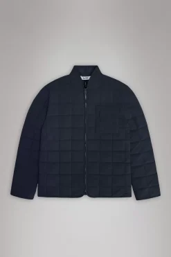 Rains Overgangsjakker|Quiltede Jakker<Lohja Long Insulated Jacket Navy