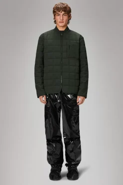 Rains Overgangsjakker|Quiltede Jakker<Lohja Long Insulated Jacket Green
