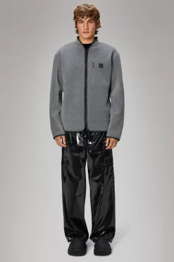 Rains Overgangsjakker|Fleece Jakker<Lohja Long Insulated Jacket DarkGreyMelange