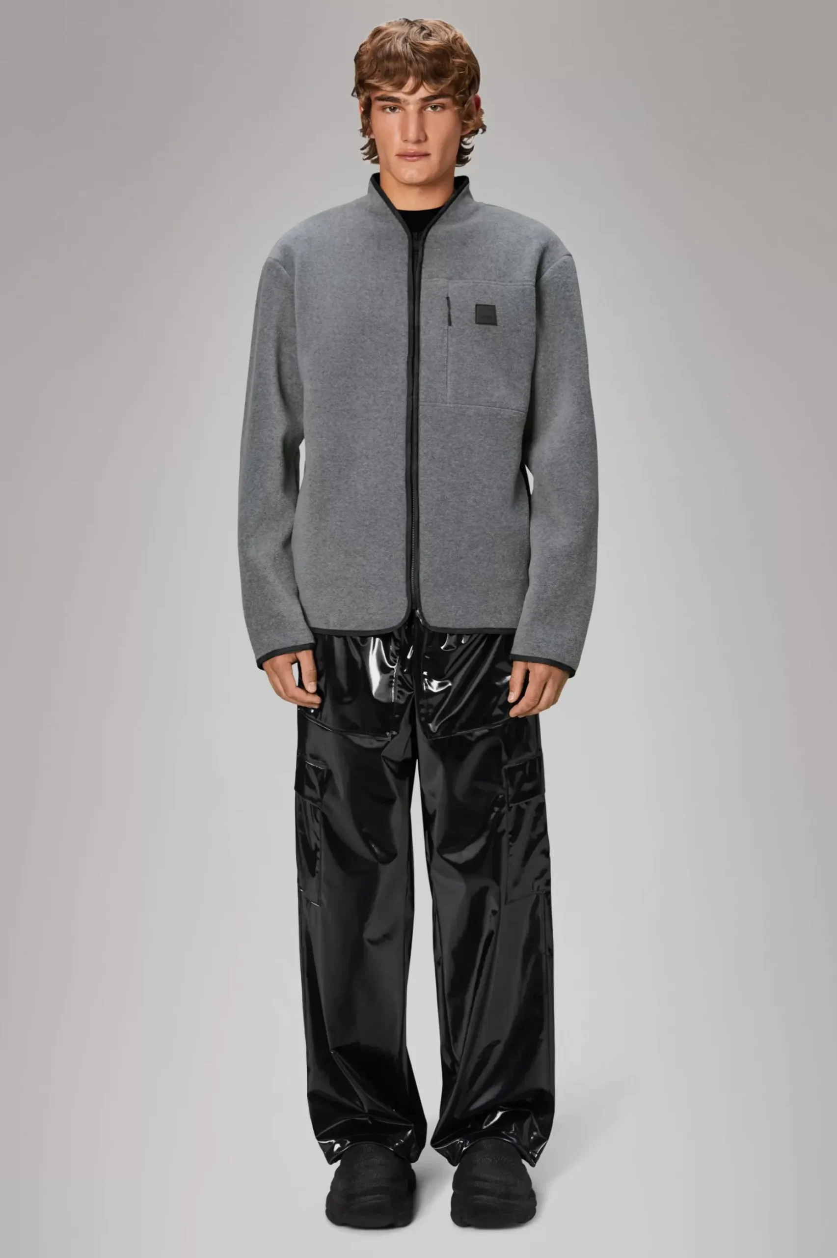 Rains Overgangsjakker|Fleece Jakker<Lohja Long Insulated Jacket DarkGreyMelange
