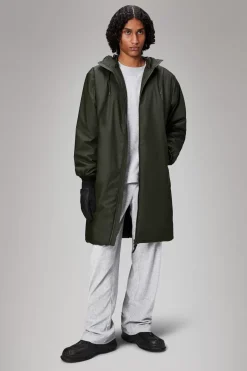 Rains Overgangsjakker|Parkajakker<Lohja Long Insulated Jacket Green