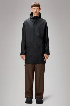 Rains Regnjakker<Long Jacket Black