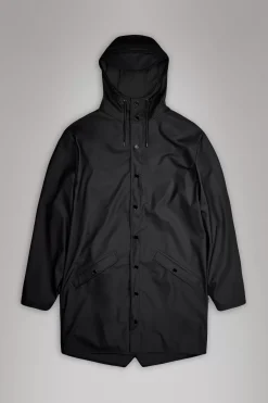 Rains Regnjakker<Long Jacket Black