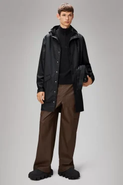 Rains Regnjakker<Long Jacket Black