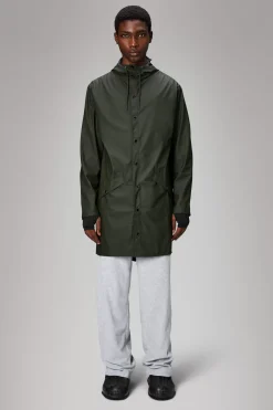 Rains Regnjakker<Long Jacket Green