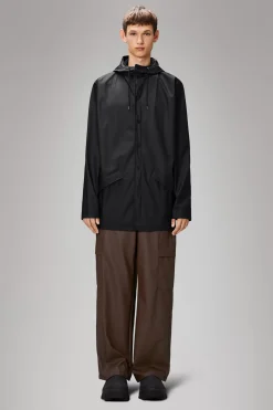 Rains Regnjakker<Long Jacket Black