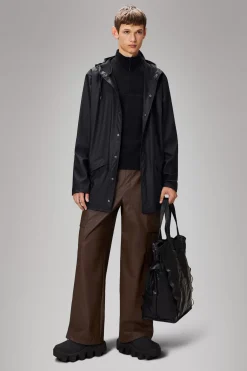 Rains Regnjakker<Long Jacket Black