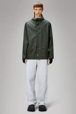 Rains Regnjakker<Long Jacket Green